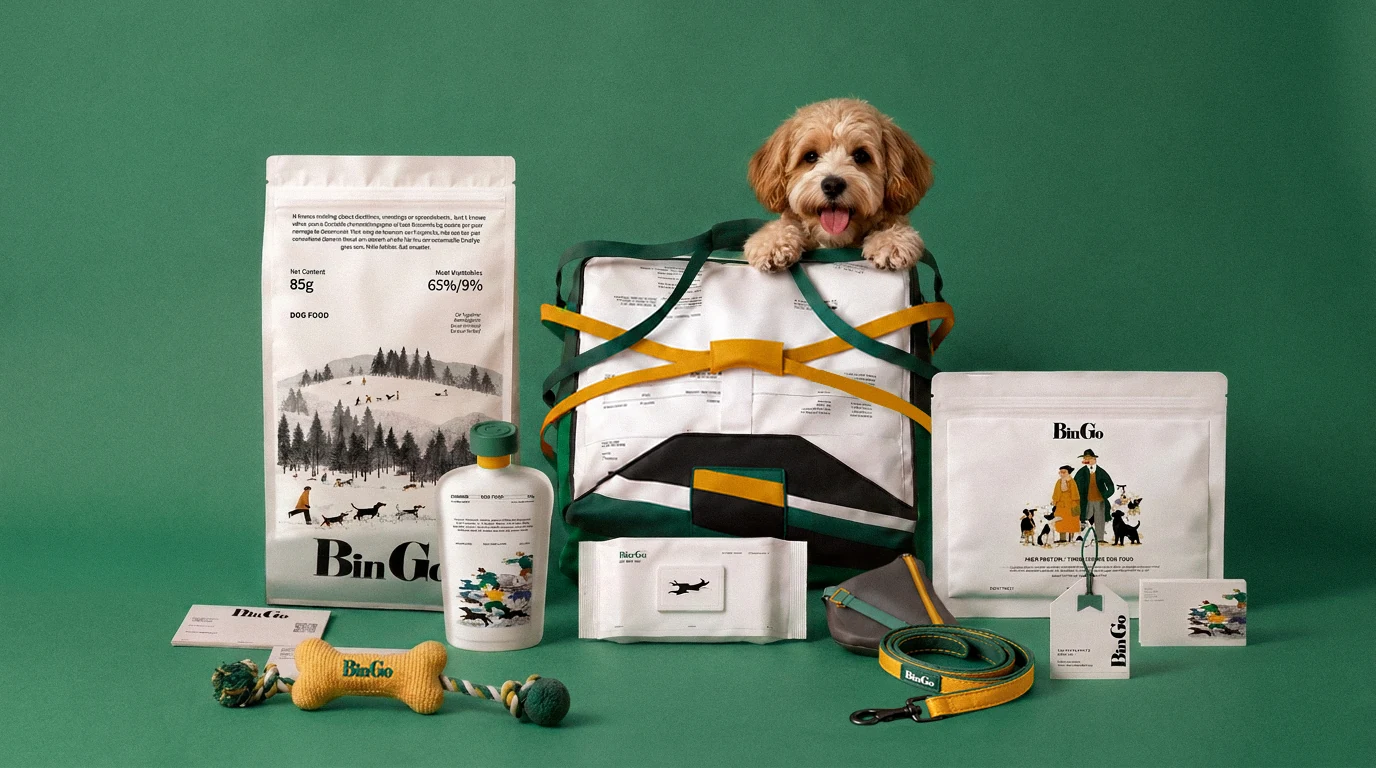 BinGo brand and packaging system